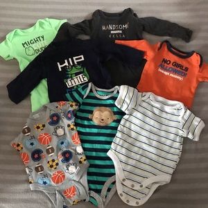 Newborn baby boy lot - 7 pieces